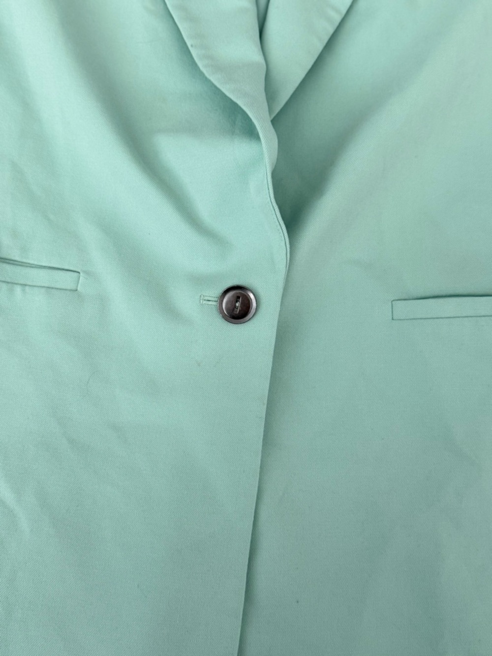 Alice + Olivia Mint Green Women's Oversized Blazer Jacket with rushed sleeves XS - Picture 7 of 12